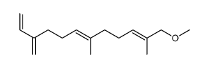 12-methoxy-7,11-dimethyl-3-methylidenedodeca-1,6,10-triene Structure