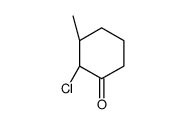 (2S,3R)-2-chloro-3-methylcyclohexan-1-one Structure