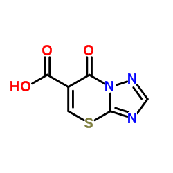 6-carboxy(1,2,4)triazolo(3,2-b)(1,3)thiazin-5-one structure