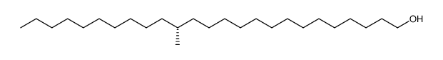 (R)-15-methyl-1-pentacosanol Structure