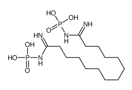 [(1,14-diamino-14-phosphonoiminotetradecylidene)amino]phosphonic acid Structure