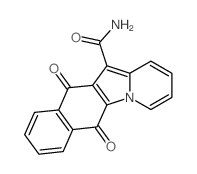 6,11-dioxonaphtho[2,3-b]indolizine-12-carboxamide结构式