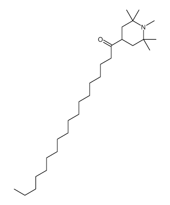 1-(1,2,2,6,6-pentamethylpiperidin-4-yl)octadecan-1-one Structure