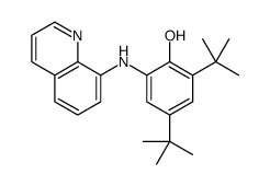 2,4-ditert-butyl-6-(quinolin-8-ylamino)phenol Structure