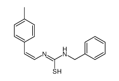 1-benzyl-3-[2-(4-methylphenyl)ethenyl]thiourea结构式