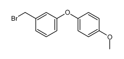 1-(bromomethyl)-3-(4-methoxyphenoxy)benzene Structure