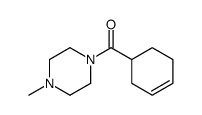 1-(3-Cyclohexen-1-yl)carbonyl-4-methylpiperazine Structure