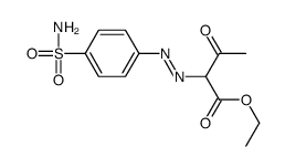 ethyl 3-oxo-2-[(4-sulfamoylphenyl)diazenyl]butanoate Structure