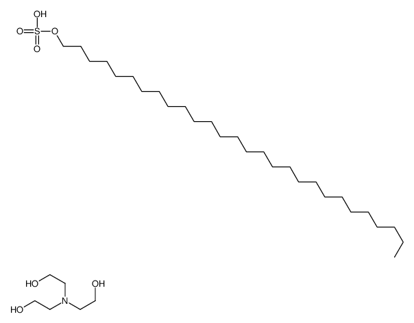 octacosyl hydrogen sulphate, compound with 2,2',2''-nitrilotriethanol (1:1) picture