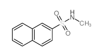 N-methylnaphthalene-2-sulfonamide Structure