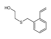 2-[(2-ethenylphenyl)methylsulfanyl]ethanol Structure