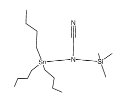 (tributylstannyl)(trimethylsilyl)cyanamide Structure