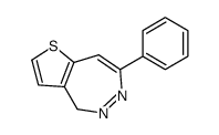 7-phenyl-4H-thieno[3,2-d]diazepine Structure