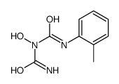 1-carbamoyl-1-hydroxy-3-(2-methylphenyl)urea结构式