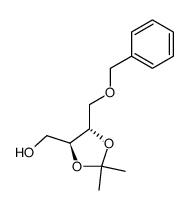 (4S,5S)-4-benzyloxymethyl-5-hydroxymethyl-2,2-dimethyl-1,3-dioxolane结构式