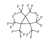 hexakistrifluoromethylcyclopropane Structure