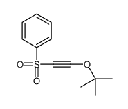 2-[(2-methylpropan-2-yl)oxy]ethynylsulfonylbenzene结构式