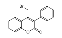 4-(bromomethyl)-3-phenylchromen-2-one结构式