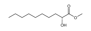 (R)-2-Hydroxydecansaeuremethylester结构式