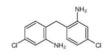 2,2'-diamino-4,4'-dichlorodiphenylmethane结构式