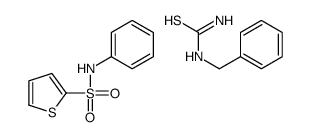 benzylthiourea,N-phenylthiophene-2-sulfonamide Structure