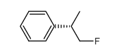 ((S)-2-fluoro-1-methyl-ethyl)-benzene结构式