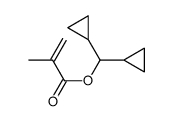 dicyclopropylmethyl 2-methylprop-2-enoate Structure