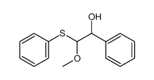 2-methoxy-1-phenyl-2-(phenylthio)ethanol结构式