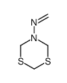 N-(1,3,5-dithiazinan-5-yl)methanimine Structure