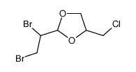 4-(chloromethyl)-2-(1,2-dibromoethyl)-1,3-dioxolane Structure