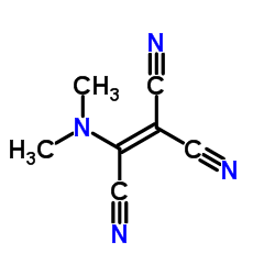 2-(Dimethylamino)-1,1,2-ethenetricarbonitrile结构式