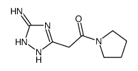 2-(3-amino-1H-1,2,4-triazol-5-yl)-1-pyrrolidin-1-ylethanone图片