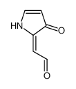 2-(3-oxo-1H-pyrrol-2-ylidene)acetaldehyde结构式