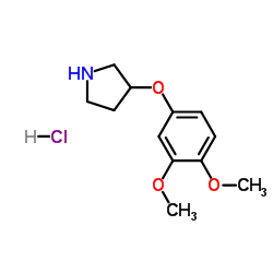 Pyrrolidine, 3-(3,4-dimethoxyphenoxy)结构式