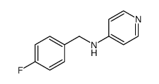 4-Pyridinamine, N-[(4-fluorophenyl)methyl] Structure