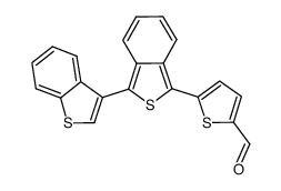 5-(1-(benzo[b]thiophen-3-yl)benzo[c]thiophen-3-yl)thiophene-2-carbaldehyde Structure