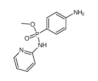 (4-amino-phenyl)-phosphonic acid methyl ester-[2]pyridylamide Structure