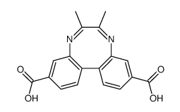 (+/-)-3,10-Dicarboxy-6,7-dimethyl-dibenzo-1,4-diazocin Structure