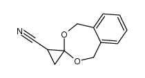 1,5-dihydrospiro[benzo[e][1,3]dioxepine-3,1'-cyclopropane]-2'-carbonitrile Structure