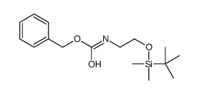 Benzyl 2-(Tert-Butyldimethylsilyloxy)Ethylcarbamate图片