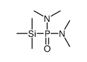 N-[dimethylamino(trimethylsilyl)phosphoryl]-N-methylmethanamine Structure