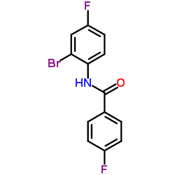 N-(2-Bromo-4-fluorophenyl)-4-fluorobenzamide structure