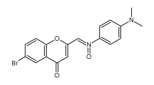 (Z)-N-((6-bromo-4-oxo-4H-chromen-2-yl)methylene)-4-(dimethylamino)aniline oxide Structure