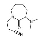 3-[3-(dimethylamino)-2-oxoazepan-1-yl]propanenitrile结构式