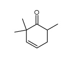 2,2,6-trimethylcyclohex-3-enone Structure