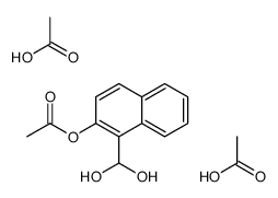 acetic acid,[1-(dihydroxymethyl)naphthalen-2-yl] acetate结构式