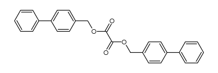 di-(4-phenylbenzyl) oxalate Structure