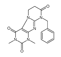 9-benzyl-1,3-dimethyl-6,7-dihydropurino[7,8-a]pyrimidine-2,4,8-trione Structure