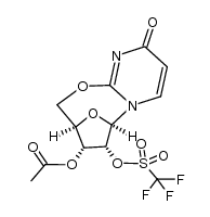 3'-O-acetyl-2,5'-anhydro-2'-O-triflyluridine Structure