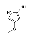 3-(Methylthio)-1H-pyrazol-5-amine picture